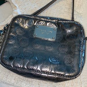 Michael kors mini metallic crossbody